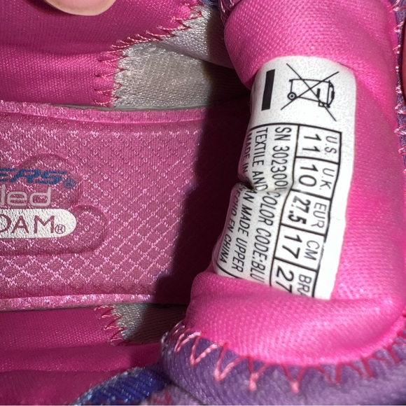 Sketcher Toddler Girls Light-up Sneakers Size 11 - Picture 5 of 5